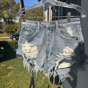 Vintage high waist denim shorts by signature 8
